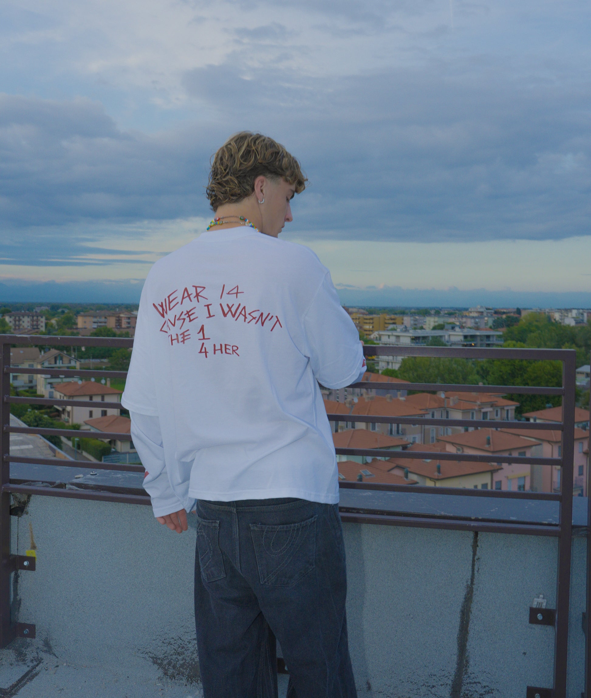 WEAR14 DOUBLE-SLEEVE WHITE