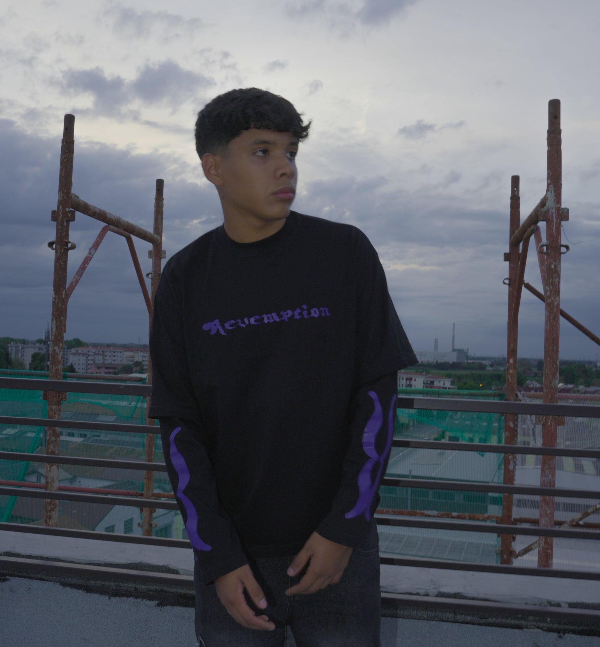 WEAR14 DOUBLE-SLEEVE BLACK