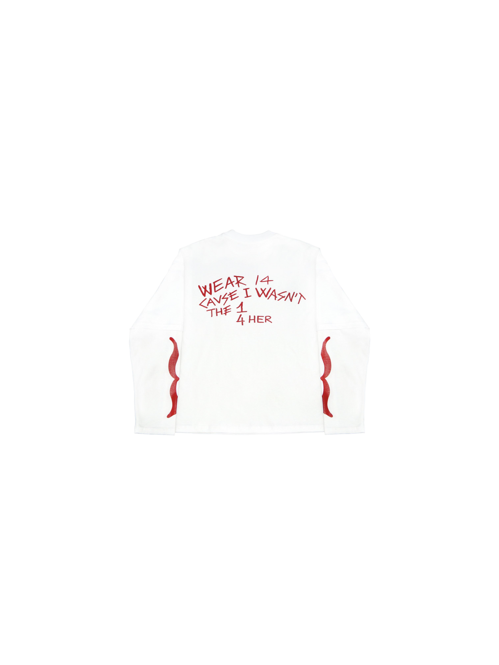 WEAR14 DOUBLE-SLEEVE WHITE