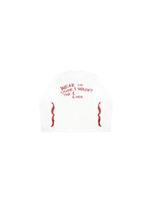WEAR14 DOUBLE-SLEEVE WHITE