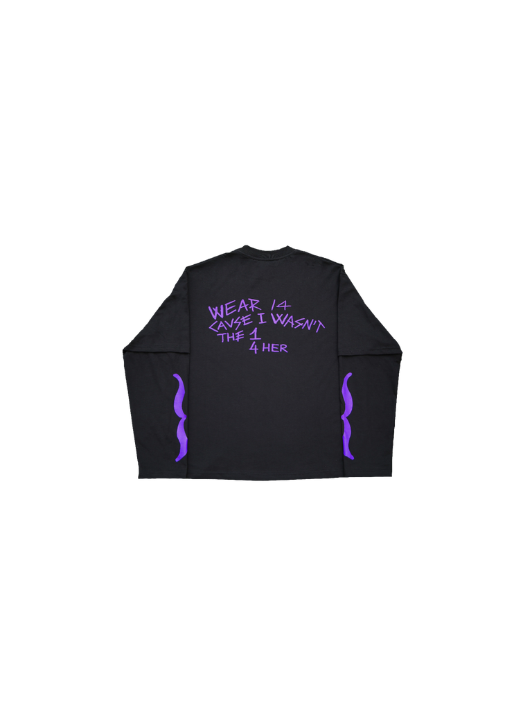 WEAR14 DOUBLE-SLEEVE BLACK