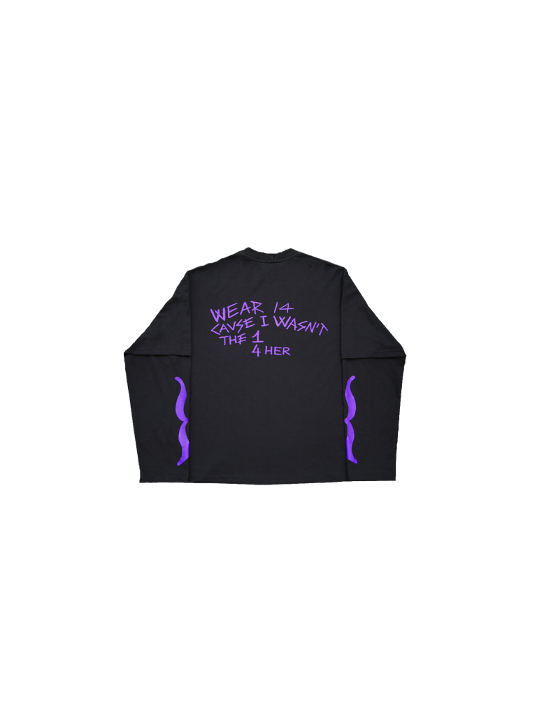 WEAR14 DOUBLE-SLEEVE BLACK